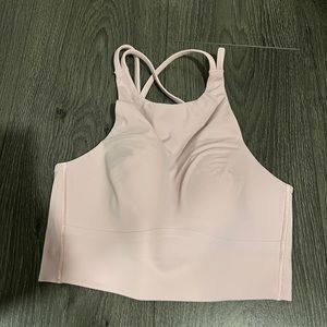 Lululemon sport bra in blush pink size 4